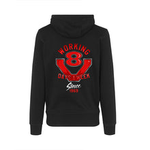 Load image into Gallery viewer, Working V8 days a week Hoodie (Black)